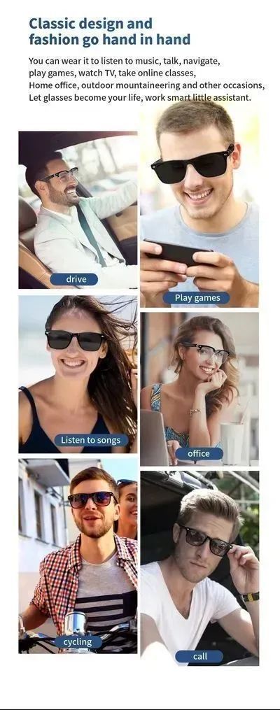 🎁🔥2025 New Arrival 🔥✨Super Black Technology✨Smart Wireless Headphone Sunglasses